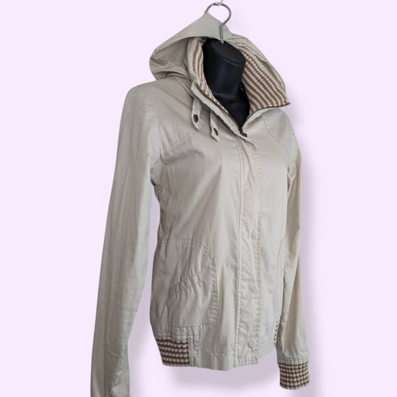 Element Beige Zip Utility Jacket - Picture 1 of 7